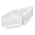 thumbnail image 1 of 50 Recipientes para Rebanadas de Pastel con Tapa con Bisagra, Cajas Desechables para Rebanadas de Pastel, Recipientes Individuales para Tarta de Queso, Portadores de Pasteles, 1 of 1
