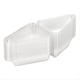 thumbnail image 1 of 50 Recipientes para Rebanadas de Pastel con Tapa con Bisagra, Cajas Desechables para Rebanadas de Pastel, Recipientes Individuales para Tarta de Queso, Portadores de Pasteles, 1 of 5