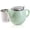 ceramic teapot light green, variant on Small Ceramic Teapot With Stainless Steel Infuser For Loose Tea And Blooming Tea, Heat Resistant Ceramic Tea Pot And Tea Kettle, Perfect Tea Maker, Teapot 350ml/12.0oz