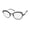 black, variant on KOALI 20080K CAT EYE EYEGLASS FRAME/GLASSES STAINLESS STEEL MADE IN FRANCE RETRO