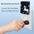 thumbnail image 3 of Star Unicorns LED Square Night Lights - Energy Efficient and Contemporary Design - for Bedrooms and Hallways - Includes Sensor with Auto on/Off - Easy Installation, 3 of 6