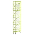 thumbnail image 4 of Pemberly Row Five-Tier Folding Corner Shelf in Green Metal, 4 of 4