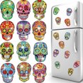 thumbnail image 1 of Imanes para Nevera DIY JShteea con Calavera 12 Uds, 1 of 9