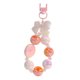 thumbnail image 4 of Llavero con cuentas, colgante de llave de coche de dibujos animados, pulsera portátil, llavero para fiesta de niñas Rosa, 4 of 9
