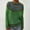 Green, variant on Fznquz Crewneck Sweater Women Fall Winter Long Sleeve Sweater Green Knitted Plus Size Casual Loose Women Fashion