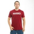 thumbnail image 2 of Rapid Dominance R54 - Felt Applique Military T - Shirts-Marines Maroon-L, 2 of 5