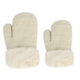 thumbnail image 4 of hirigin Kid Baby Winter Ski Gloves, Plush Knitting Patchwork Thicken Warm Mitten Outdoor Windproof Gloves, 4 of 6