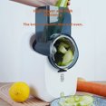thumbnail image 3 of USB/Battery-Powered White Electric Food Processor for Home Kitchen: Multi-Functional Slicer, Shredder & Chopper – Compact, User-Friendly, Durable Vegetable Cutting Tool for Efficient Meal Prep, 3 of 5