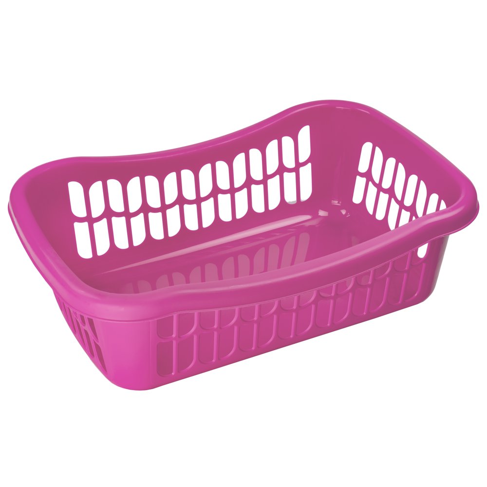 YBM Home Large Plastic Storage Basket for Organizing Kitchen Pantry, Countertop, Bathroom, Kids