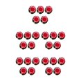 thumbnail image 1 of Maytalsory 5pcs Artificial Float Lotus Flowers Elegant Low Maintenance Realistic Appearance peach red 5Set, 1 of 6
