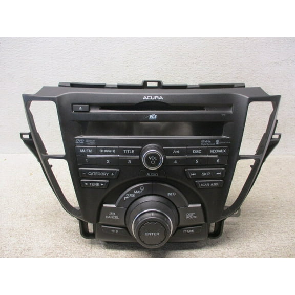 Pre-Owned 2013-2014 Acura TL GPS Navigation AM FM CD Radio Receiver OEM LKQ - Verify Specific Vehicle Fitment In Description - (Good)