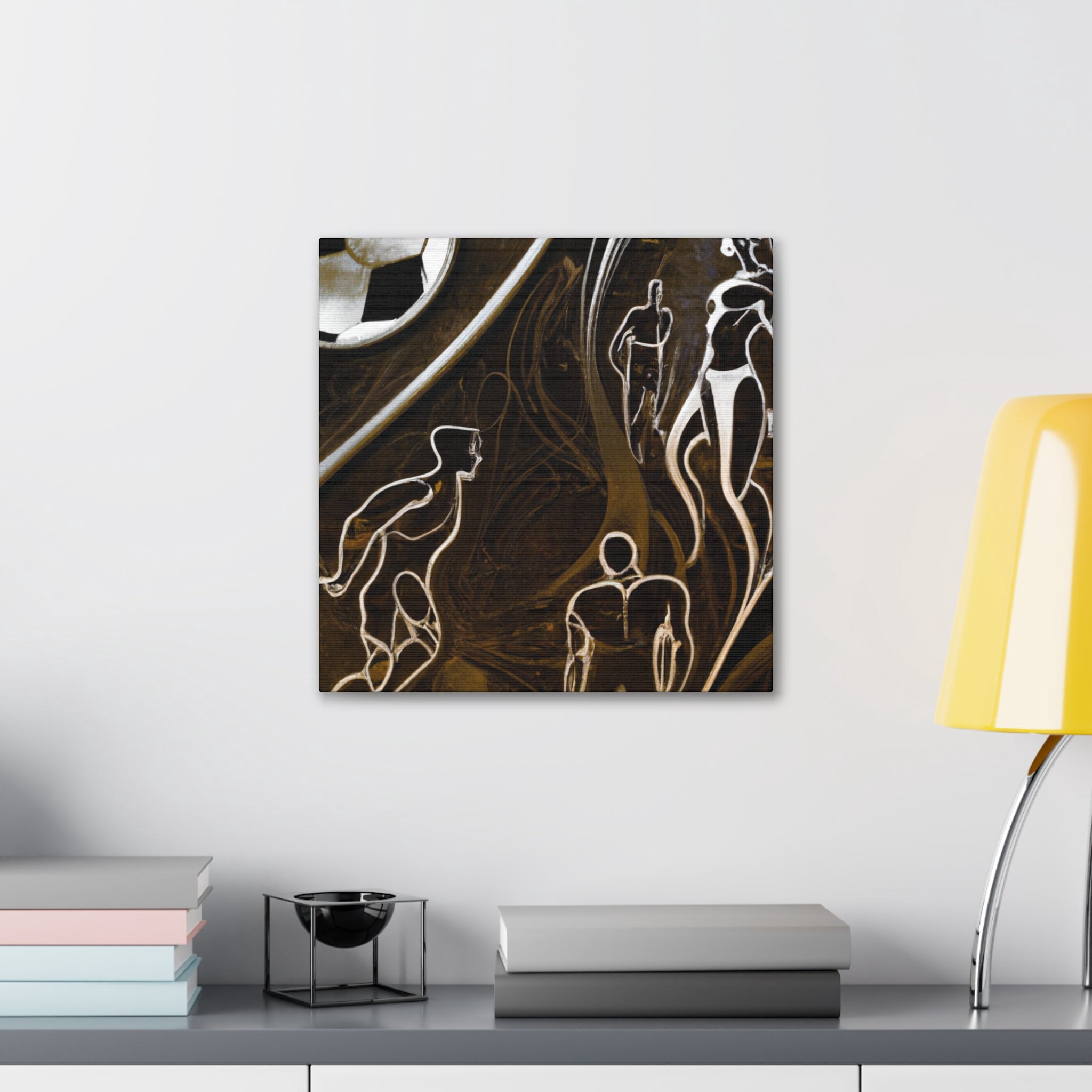 "Football in the Air" - Canvas