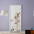 thumbnail image 2 of Animal Height Measurement Wall Decal Removable Zoo Pattern Growth Chart Wall Stickers Mural Nursery Stickers (Free Collage), 2 of 3
