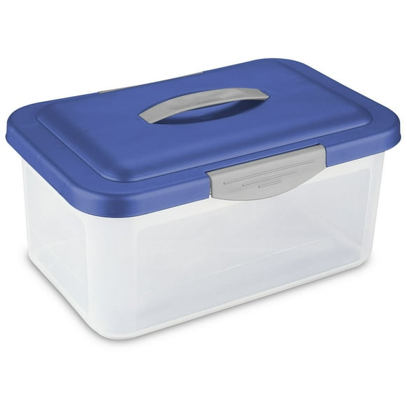 Sterilite Showoffs Storage Container Blue, Each