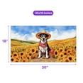 thumbnail image 5 of Vintage Rat Terrier Says Hello Mother's Day Summer Sunflower Field Doormat Ratty Dog Lover Indoor Outdoor Welcome Mat - 12005, 5 of 5