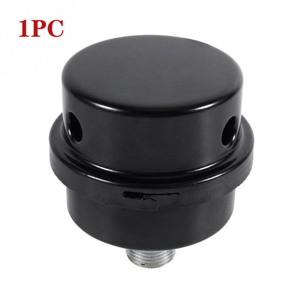 Black 16mm Male Thread Air Compressor Intake Filter Silencer Muffler 