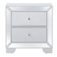 thumbnail image 3 of Glory Furniture Hollywood Hills 2 Drawer Nightstand in White, 3 of 7