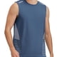 thumbnail image 1 of Camiseta deportiva sin mangas de seda helada para hombre - Camiseta holgada para correr y hacer gimnasia, 1 of 4