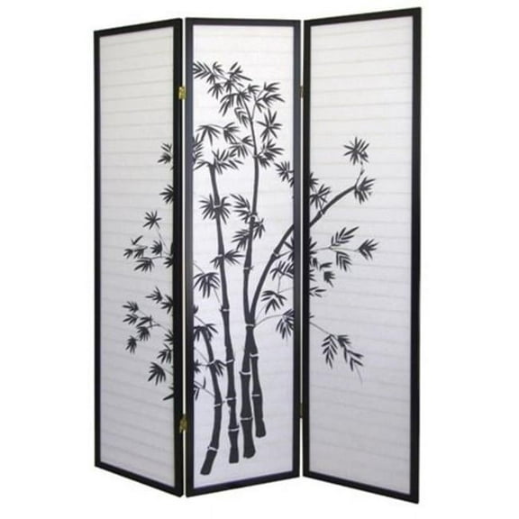 3-Panel Room Divider - Bamboo