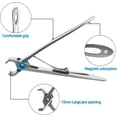 thumbnail image 5 of Cortaúñas para uñas gruesas de los pies, cortaúñas con apertura de mandíbula de 15 mm de ancho, cortaúñas gruesas de acero inoxidable para hombres y mujeres de gran tamaño (plata), 5 of 5