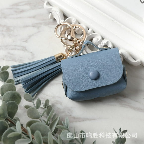 Charging Case Cover for Apple Airpods Pro , Genuine Leather Case Compatible with Apple Airpods Pro Charging Case (Tassels)