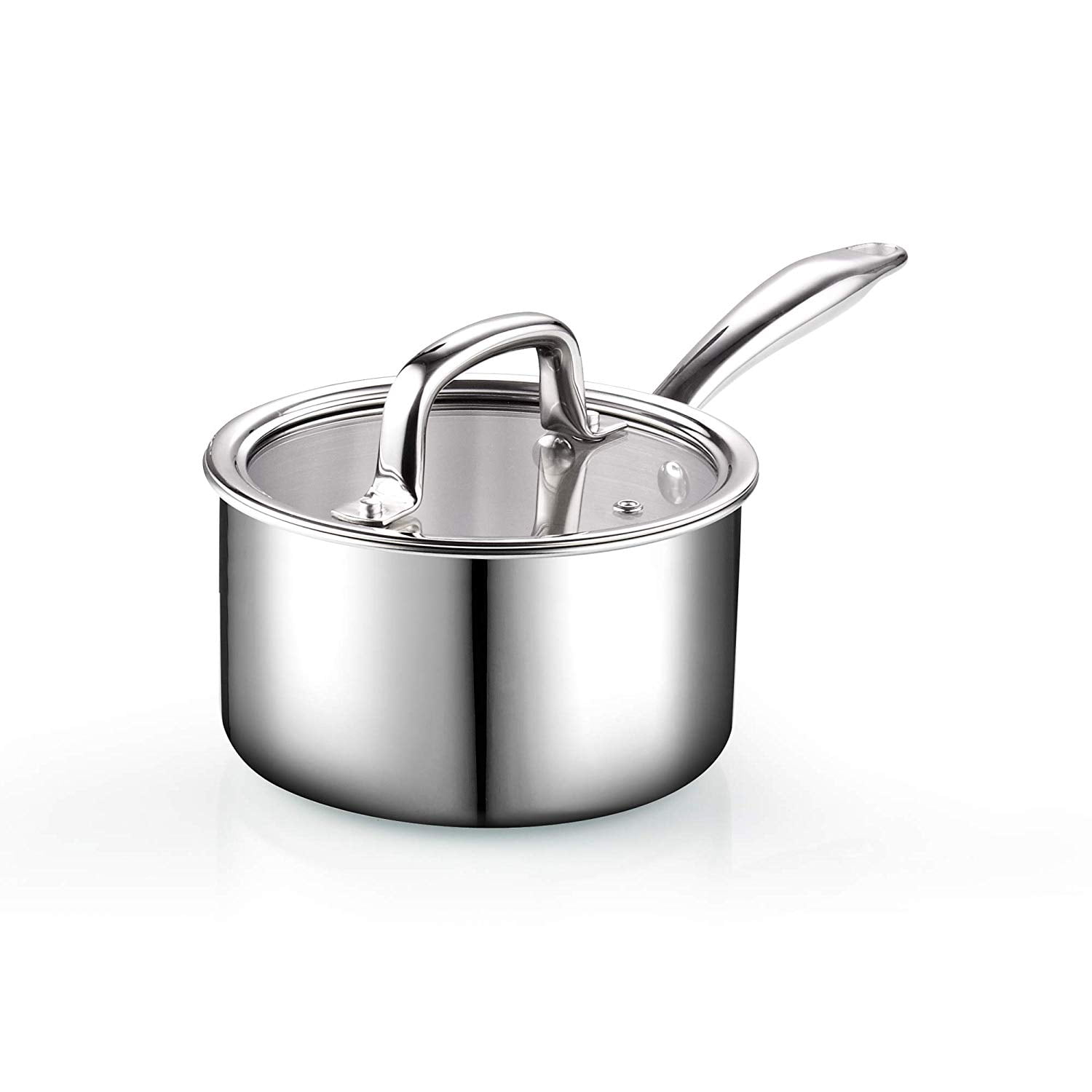 All-Clad 4202 Tri-Ply Stainless-Steel  2-qt Sauce Pan with lid 