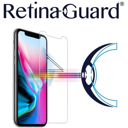 Anti Blue Light Tempered Glass Screen Protector For IPhone XR/XS/X/8/7/6 – 9H Hardness, Anti-Glare