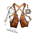 thumbnail image 2 of Halloween COSPLAY Vest Underarm Satchel PU Leather Adjustable Fashionable Accessory, 2 of 3