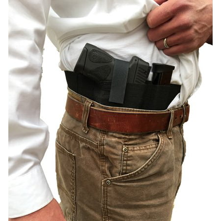 Side Draw Belly Band Gun Holster for Left or Right Hand Draw Concealed Carry