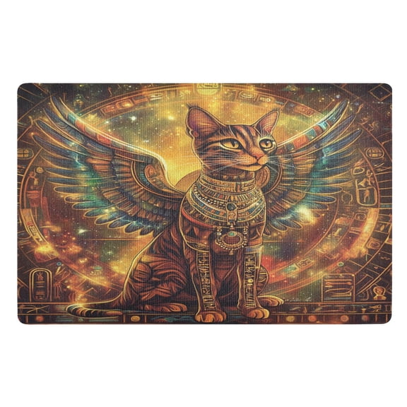 BZSMCE Floor Mats 32x20in Wing Cat Creativity Doormats