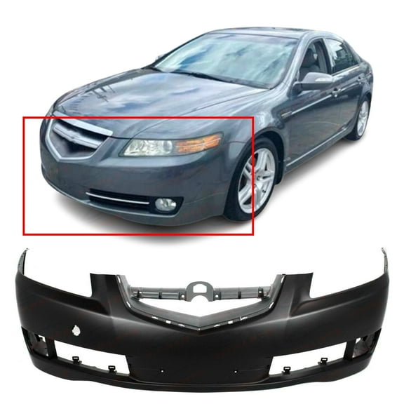 DCP Front Bumper Cover Replacement Fascia for 2007 2008 Acura TL 07 08 AC1000160
