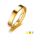 thumbnail image 4 of K-KED Men and Women's Simple Smooth Couple Stainless Steel Delicate Jewelry Rings Size 5-11-5-Silver, 4 of 9