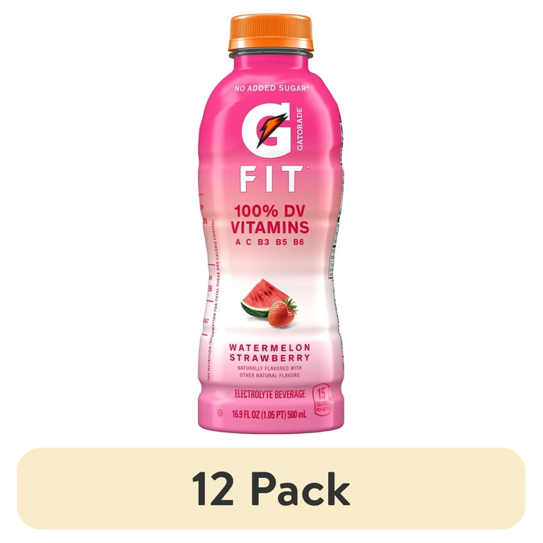Gatorade Fit Watermelon Strawberry Sports Drink, 16.9 fl oz, 12 Pack photo 2