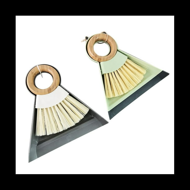 Mini Escoba Recogedor Conjunto Cepillo de Limpieza de Escritorio Escoba Hogar Escritorio PequeñO Recogedor Pala de Basura