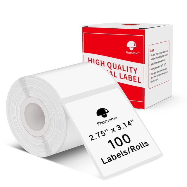 Etiquetas Térmicas Adhesivas Phomemo M220 70x80mm 100 Etiquetas