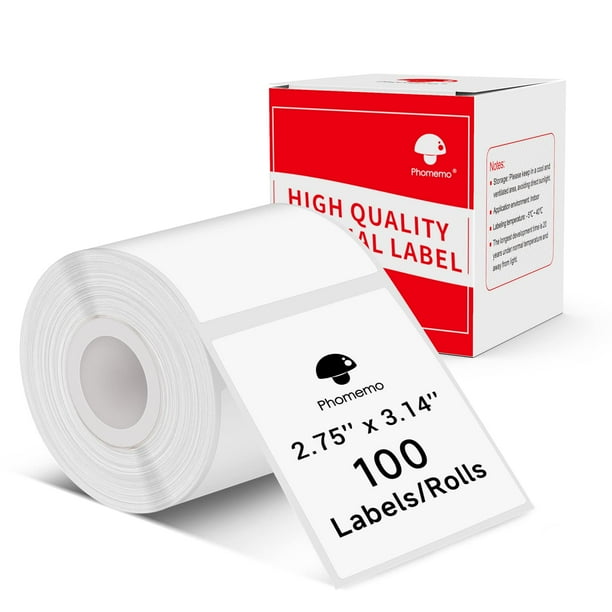 Etiquetas Térmicas Adhesivas Phomemo M220 70x80mm 100 Etiquetas