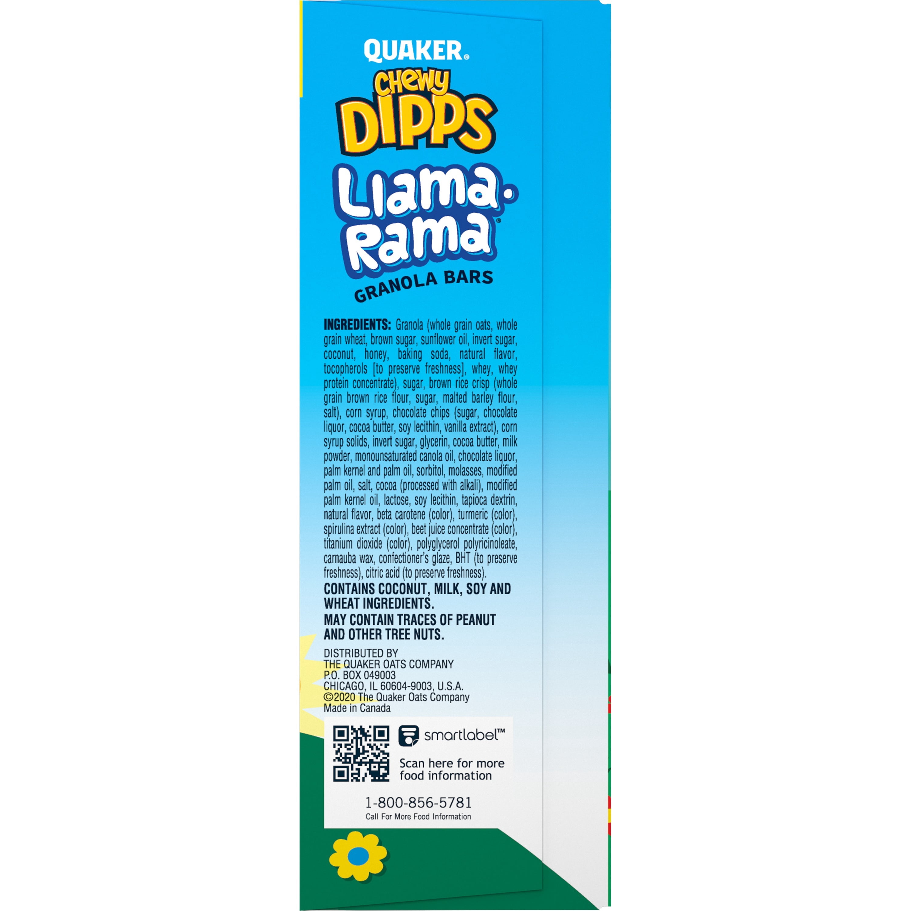 Quaker Chewy Dipps Llama Rama Granola Bars, 10 Pack