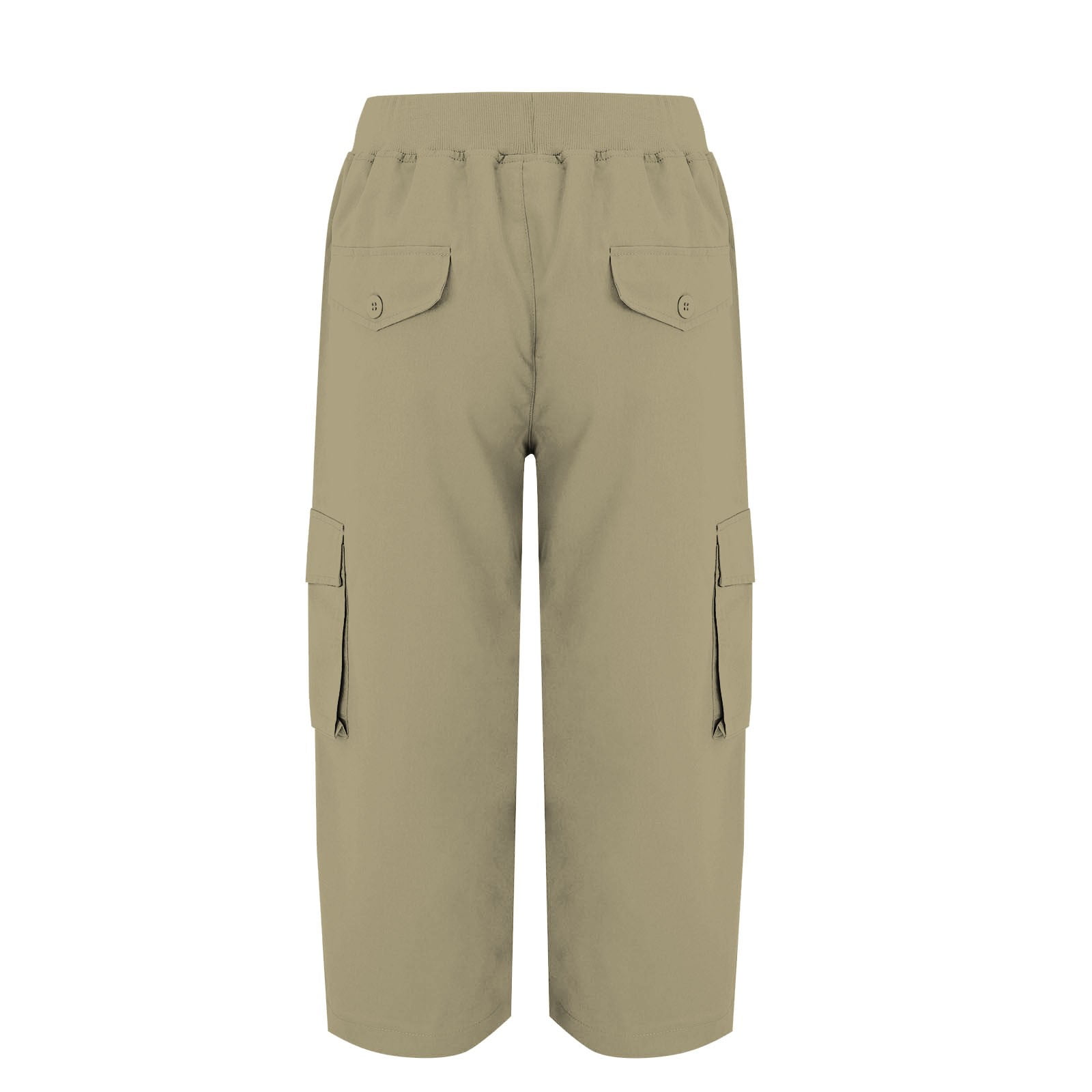 Pants for Women Women's Cargo Capris Relaxed Fit Drawstring
