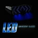 thumbnail image 5 of Irfora Gafas de luz LED cargables por USB Gafas inteligentes Gafas luminosas de moda Gafas brillantes para la decoración diaria Bar Club KTV Disfraces de fiesta Rojo Irfora Lentes, 5 of 7