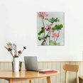thumbnail image 3 of JEUXUS  Lotus Canvas Wall Art Floral Wall Decor | HD Printed &amp; Wooden framed wall art | Modern Wall Decor for Bedroom, Living Room, Office, Kids Room, 3 of 5
