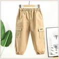 thumbnail image 2 of Hpgjzj Toddler Pants Girls&Boys，Stretch Twill Chino Toddler Pants, 2 of 3