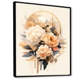 thumbnail image 2 of Designart "Tranquil Peony Blossoms V" Peony Floater Framed Wall Art Prints, 2 of 5