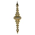 thumbnail image 1 of Vickerman M183808 41 in. Gold Shiny Finial Ornament, 1 of 2