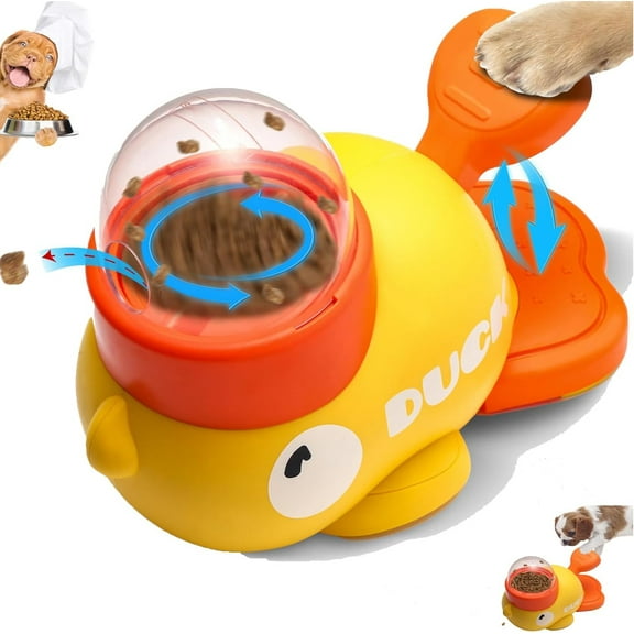 Cat Treat Slot Machine, Interactive Duck Slow Feeder Puzzle For Cats And Dogs
