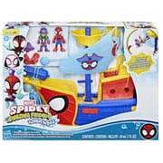 Marvel Spidey and his Amazing Friends Water-Webs Webs Ahoy Bubble Pirate Ship Toy, Ages 3+