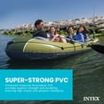 thumbnail image 4 of INTEX 66334EP Seahawk 4 Inflatable Boat Set with 54" Oars, Pump, & Fishing Rod Holders, 4 of 8