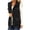 A-Black, variant on MaFYtyTPR Women's Sleeveless Waistcoat Solid Color Fall Winter Fashion Drawstring Zipper Jacket With Multi Pockets for Daily Wear A-Army Green L