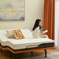 thumbnail image 3 of ESHINE King Adjustable Bed Frame, with Massage, Wireless Remote, USB, Under Bed Night Light, Head and Foot Incline, 3000 Series, 3 of 12