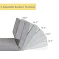 thumbnail image 5 of Topcobe Convertible Lounger Folding Sofa Sleeper Bed, Double Sofa Bed for Living Room, Simple Stylish Design, Gray, 5 of 7
