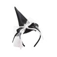 thumbnail image 2 of Diadema de sombrero de bruja, tocado, decoración de cosplay, recuerdo de fiesta, sombrero de bruja, cabello Blanco, 2 of 9